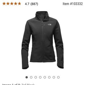 Women’s Northface soft shell jacket Apex Bionic